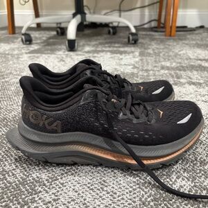 Hoka One One Kawana Black Copper Running Athletic Shoes Womens U.S. 8